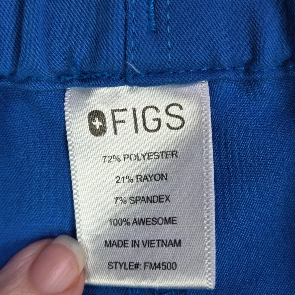 FIGS Pisco Scrub Pants Mens XL Blue Medical Dental Vet Scrubs